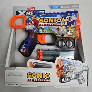 XSHOT Sonic Mega Menace Skins Toy Dart Blaster by ZURU, NWT